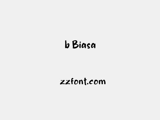 b Biasa