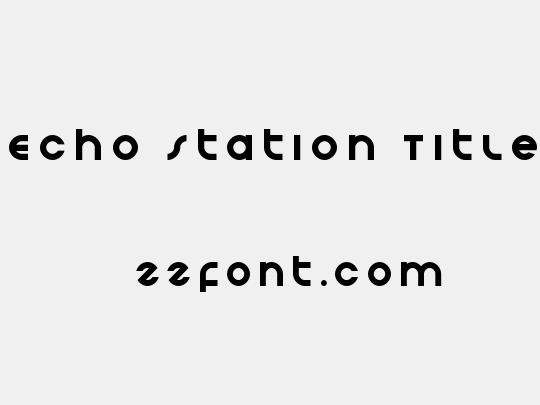 Echo Station Title