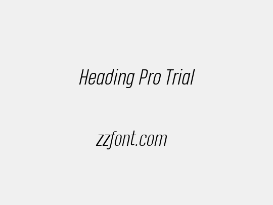 Heading Pro Trial