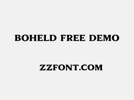 Boheld Free DEMO