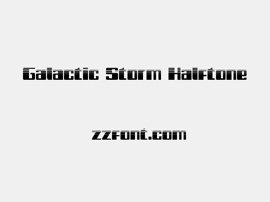 Galactic Storm Halftone
