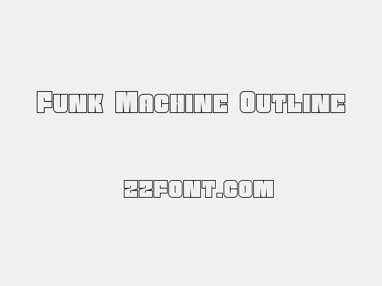Funk Machine Outline
