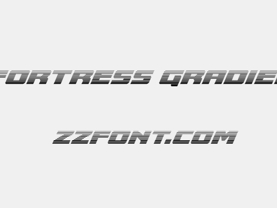 Cruiser Fortress Gradient Italic