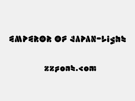 EMPEROR OF JAPAN-Light