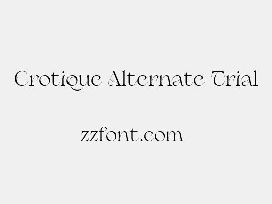 Erotique Alternate Trial