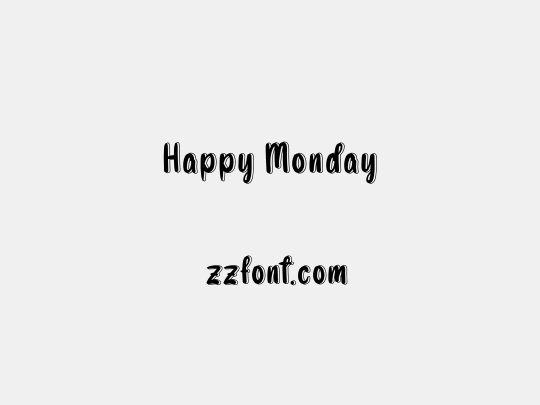 Happy Monday