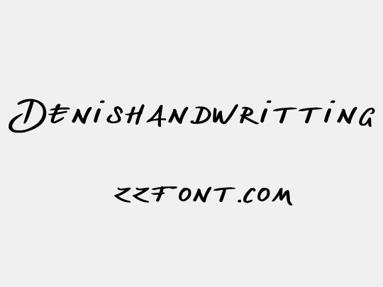 Denishandwritting