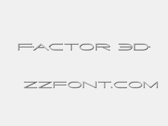 Factor 3D