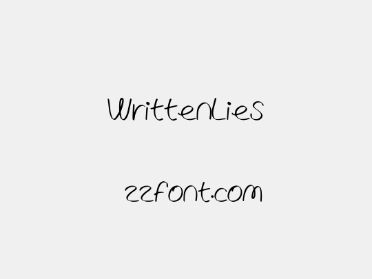 WrittenLies