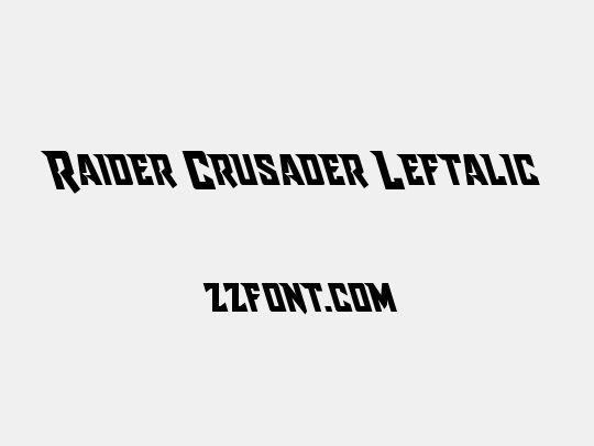 Raider Crusader Leftalic