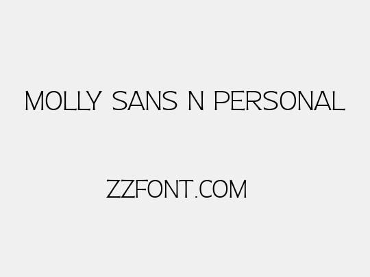 Molly Sans N PERSONAL