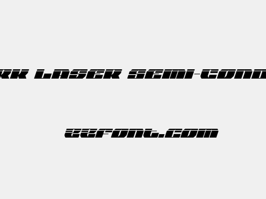 Joy Shark Laser Semi-Condensed Italic