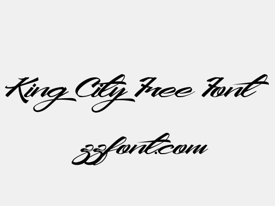 King City Free Font