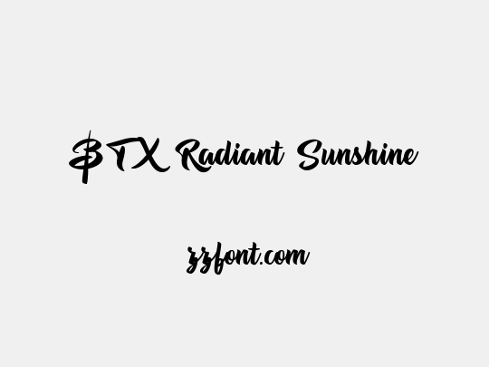 BTX Radiant Sunshine