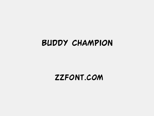 Buddy Champion