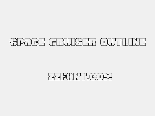 Space Cruiser Outline