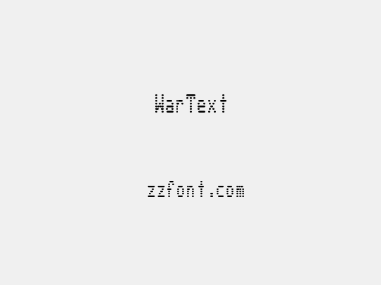 WarText