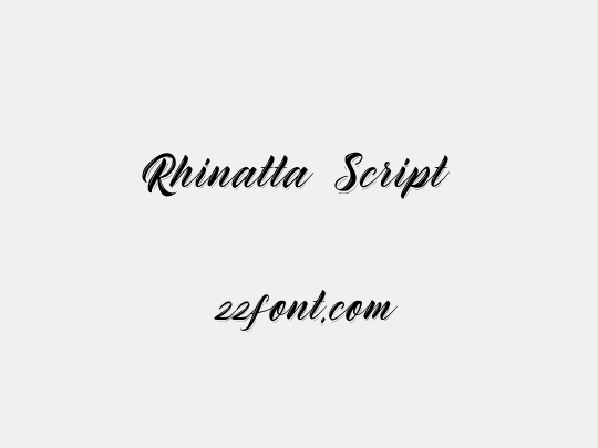 Rhinatta Script