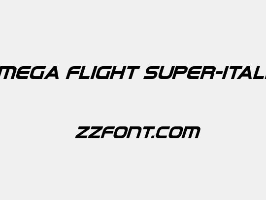 Omega Flight Super-Italic