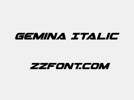 Gemina Italic