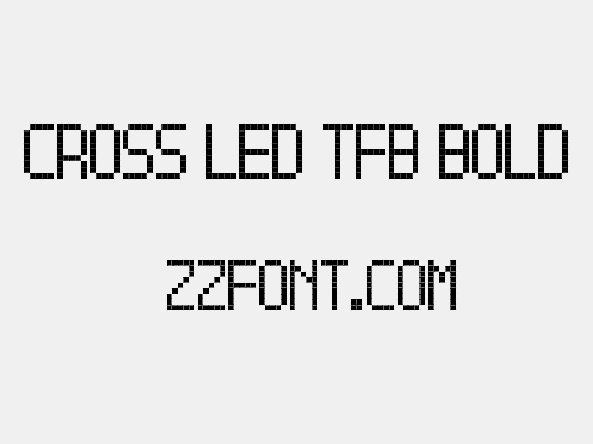Cross led tfb bold