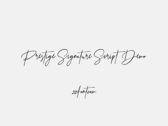 Prestige Signature Script  Demo