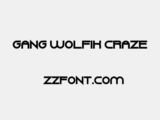 Gang Wolfik Craze