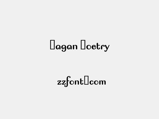 Pagan Poetry