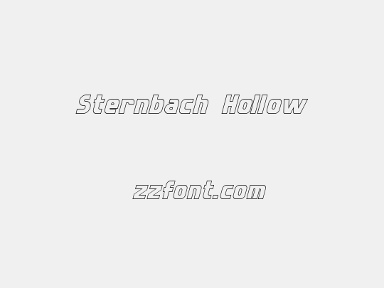Sternbach Hollow