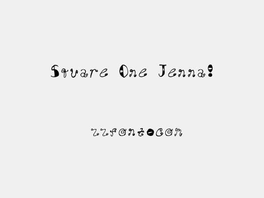 Square One Jenna!