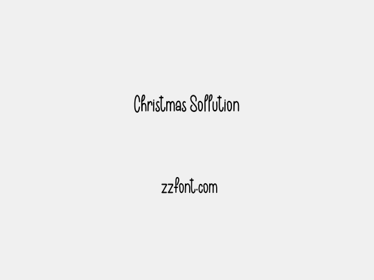 Christmas Sollution