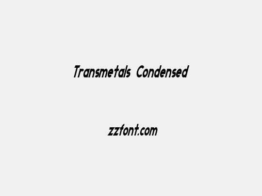 Transmetals Condensed