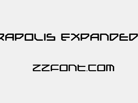 Federapolis Expanded Bold