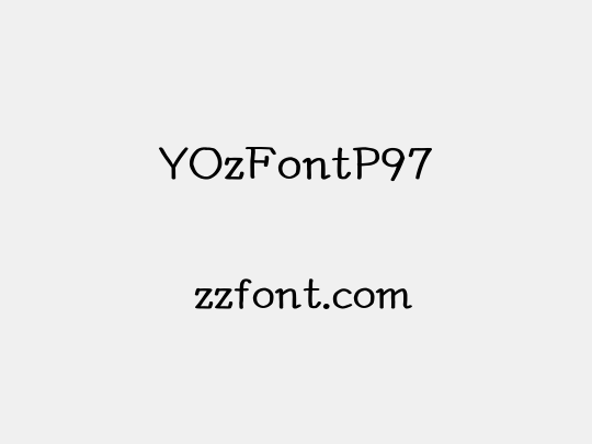 YOzFontP97