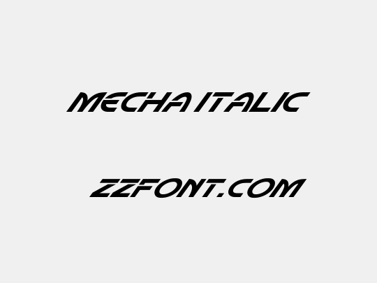 Mecha Italic