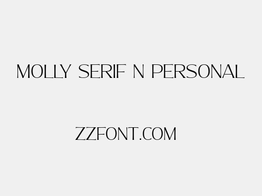 Molly Serif N PERSONAL