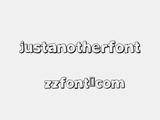 JustAnotherFont