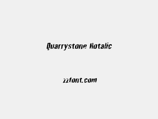 Quarrystone Rotalic