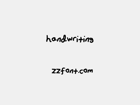 handwriting