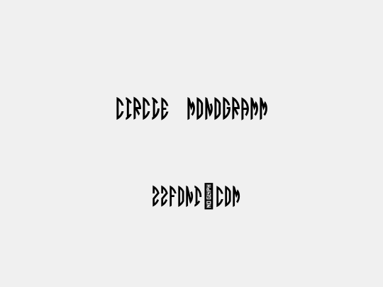 Circle Monogramm