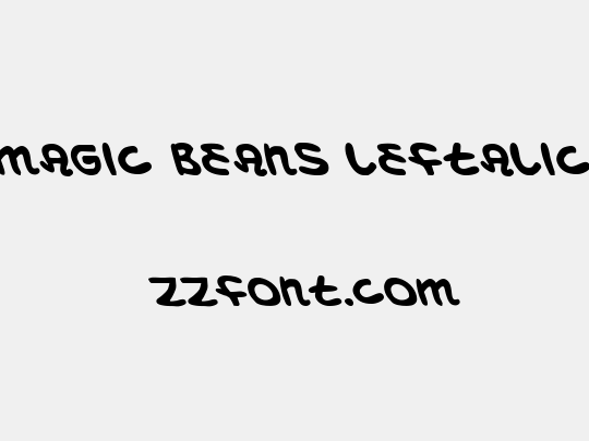 Magic Beans Leftalic