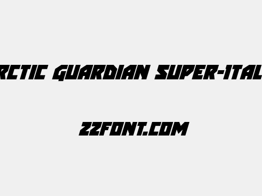 Arctic Guardian Super-Italic