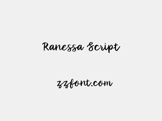 Ranessa Script
