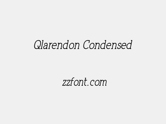 Qlarendon Condensed