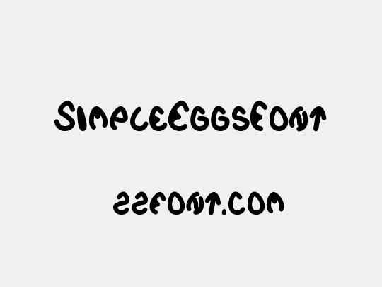 SimpleEggsFont