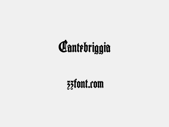 Cantebriggia