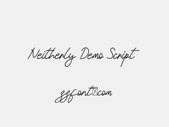 Neitherly Demo Script