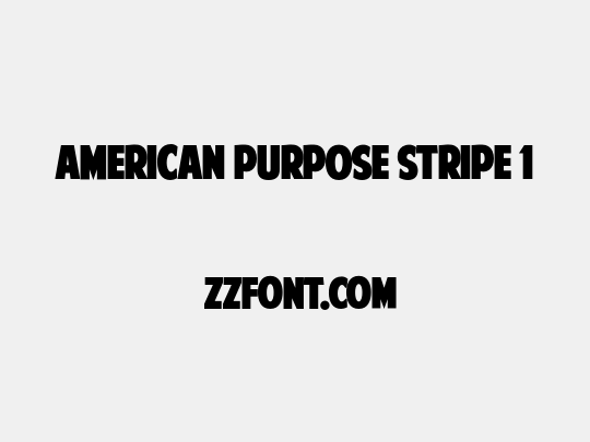 American Purpose STRIPE 1