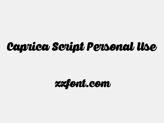 Caprica Script Personal Use
