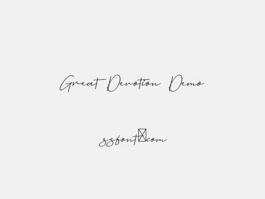 Great Devotion Demo